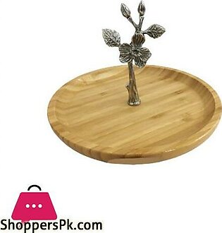 Orchid Wooden Pastry Serving Stand WB624