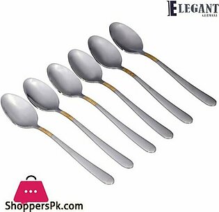 ELEGANT Stainless Steel Table Spoon Golden Inlay ( Lining) 1-Piece – TS0028