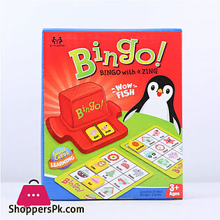 Zingo Bingo Kids Multiplayer Toys Party Family Board Game Toy Numbers Learning Educational Spelling Game