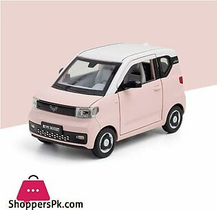 Wuling Hongguang 1:24 Alloy Car Mini Car Toy Car Sound and Light Children’s Gifts