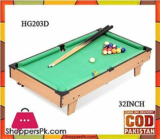 Billiard Pool Table Toy Game for Kids 32 Inch HG203D