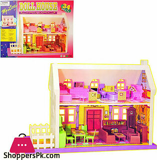 Dream Palace Doll House 34 Pieces