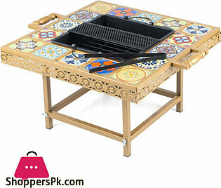 BBQ Charcoal Grill Perfect for Home Picnics Barbecues With A Modern Design