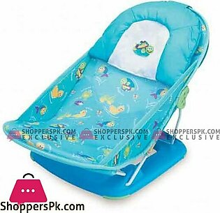 Baby Bather with Head Rest Pillow Blue
