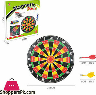 34.5CM magnetic dart board game safety sport toy magnet dart board