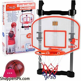 King Sports Basketball Hoop Door Set with Electronic Scoring