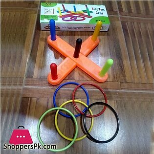 Funny Kids Outdoor Sport Toys Hoop Ring Toss Plastic Ring Toss Quoits Garden Game Pool Toy Outdoor Fun Set