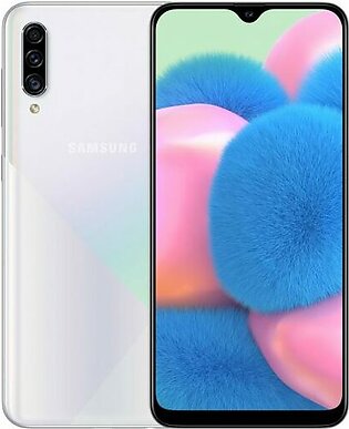 Samsung Galaxy A30s (4G, 4GB RAM, 128GB ROM,Crush White) With Official Warranty