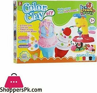 Color Clay – Ice Cream Maker Set – Pretend Playdough