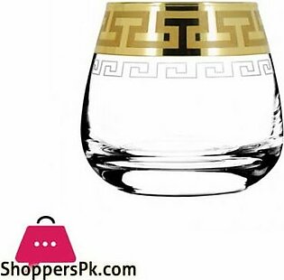 Promsiz Whiskey Glasses 6 Piece With Greek Pattern (EAV03-2070 / S)