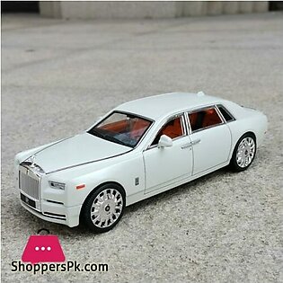 New 1:18 Rolls Royce Phantom Alloy Car Model Diecasts Toy Vehicles Metal Car Model Collection Simulation Sound Light Kids Gift