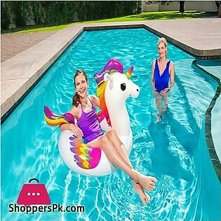 Bestway BW36159 Fantasy Unicorn Pool Float, Inflatable Rubber Ring for Kids and Adults