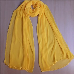 Yellow – Chiffon Dupatta Large Soft – ZD64