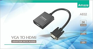 VGA TO HDMI WITH AUDIO ADAPTER