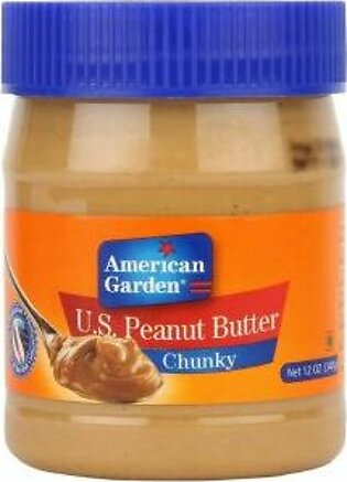 American Garden Peanut Butter Chunky 340g