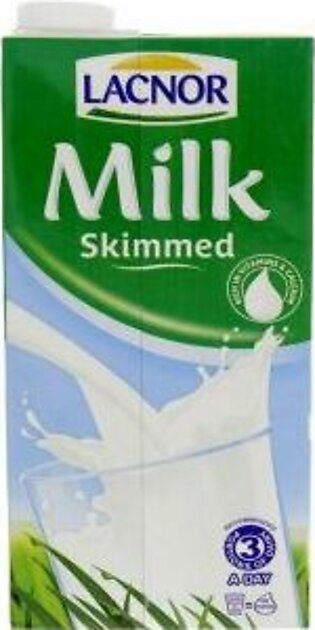 Lacnor Milk Liquid Skimmed 1 Litre