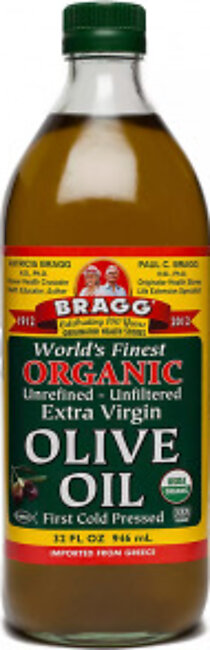 Bragg Organic Extra Virgin Olive Oil Unrefined