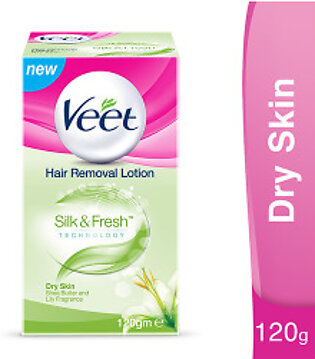 Veet Hair Removal Lotion Silky Fresh Dry Skin 120g