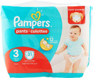Pampers Baby Diapers Pants No. 3 Midi - 31 Counts