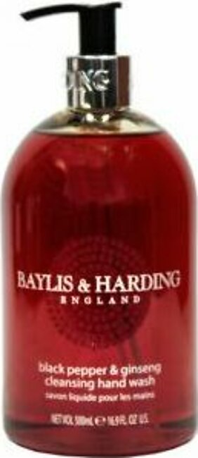 Baylis & Harding Black Pepper & Ginseng Hand Wash 500ml