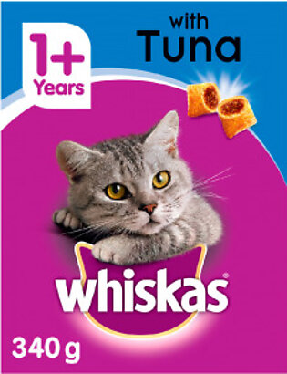 Whiskas Cat Food with Tuna 1+ Years 340 Grams