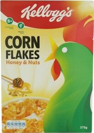 Kellogg's Corn Flakes Honey & Nuts Cereal 375g