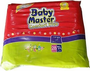 Baby Master Diapers Large (28Pcs)