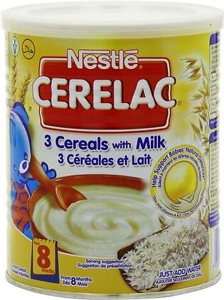 Nestle Cerelac 3 Cereals With Milk 400g