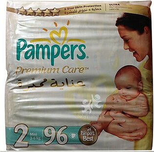 Pamper Diapers Premium Care 2 (3-6 Kg) 96 Pcs