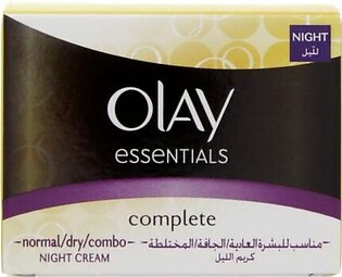 Olay Essentials Complete Night Cream Normal, Dry And Combo Skin (50ml)