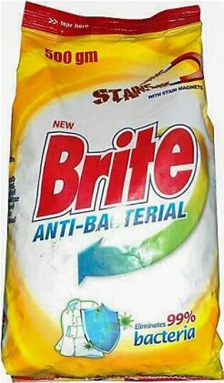Brite Antibacterial Washing Powder (500gm)