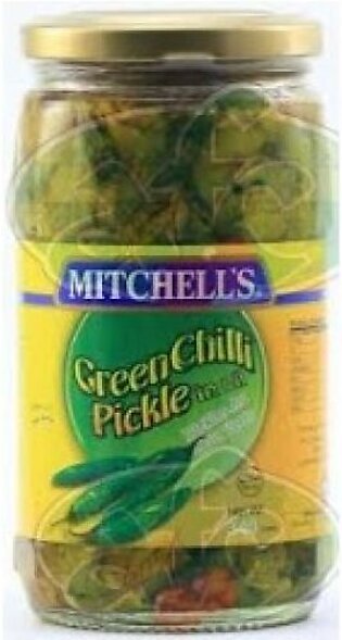 Mitchell's Green Chilli Pickle (340G)
