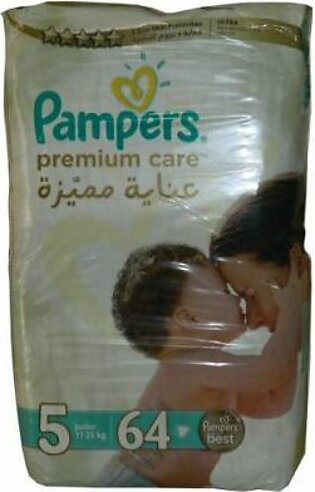 Pamper Diapers Premium Care 5 (11-25kg) 64 Pcs