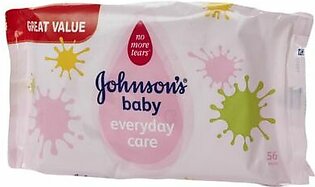 Johnsons Baby Everyday Care Wipes 56 Pcs