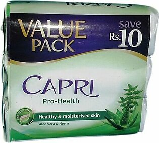 Capri Pro Health Aloe Vera and Neem Value Pack Soap (3x115gm)
