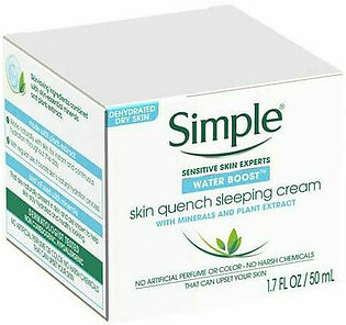 Simple Water Boost Skin Quench Sleeping Cream  50ml