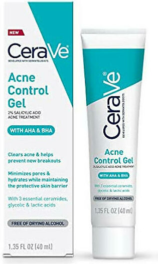 Cerave Acne Control Gel
2% SALICYLIC ACID ACNE TREATMENT 40ml (Expiry 08/23)