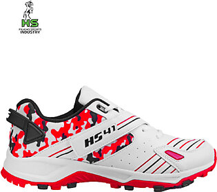 HS 41 Cricket Shoes (Red)