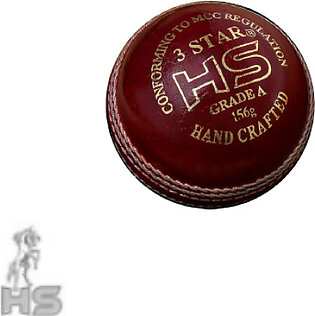 HS 3 Star Cricket Ball (Red)
