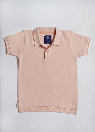 Boys Plain Color Polo Shirt