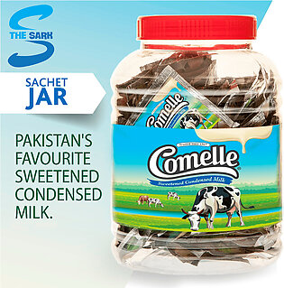 Comelle – Full Cream Sweetened Condensed Milk – 10gm Sachet Jar