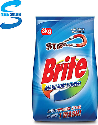 Brite 3kg – Detergent Washing Powder
