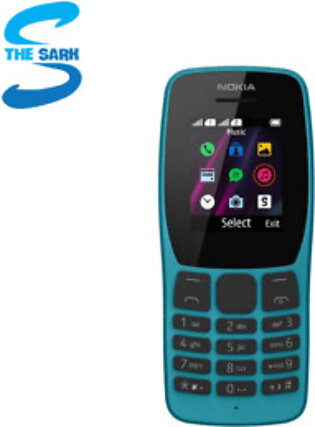 Nokia 110 Dual SIM Feature Phone, 1.77 inch QQVGA Display with 800 mah Removable Battery and 14-Hour Talk Time – PTA Approved