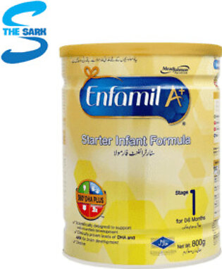 Enfamil A+ Stage 1 Infant Formula Baby Milk Powder 0 to 6 months 800 gm