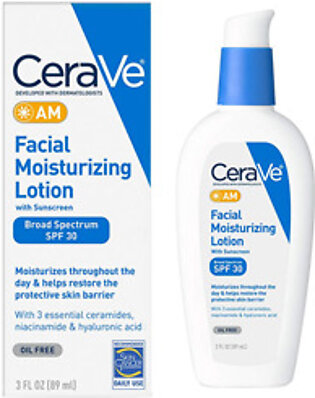 Cerave AM Facial Moisturizing Lotion with Sunscreen 89ML