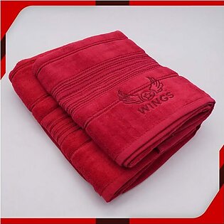 Red Velvet Cotton Towel