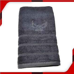 Grey Cotton Hand Towel
