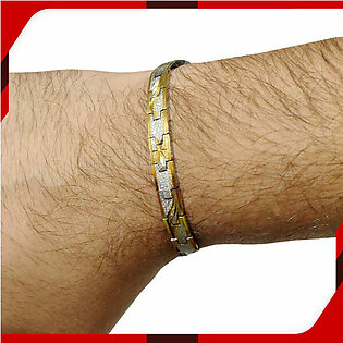 Gold Silver Stainless Steel Bracelet for Men