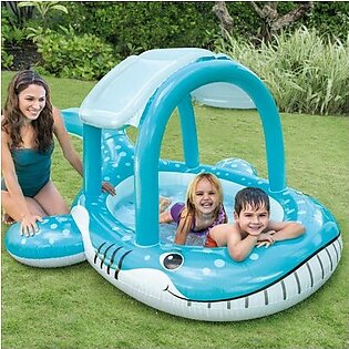 Blue Whale Shape Plastic Thickening Material Awning Window Swimming Pool