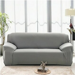 Jersey Sofa Cover (7 Seater) Light Gray Color (3+2+1+1)